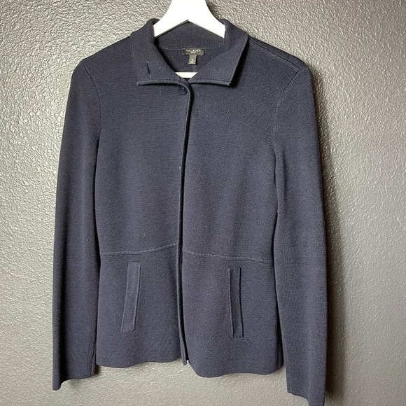 Talbots Sweaters - Talbots Women's Milano Stitched Sweater Jacket SP